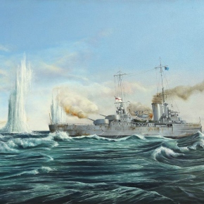 HMS ‘Achilles’ in the Battle of the River Plate 1939