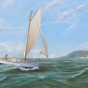 ‘Tinker’, the artist's own classic yacht